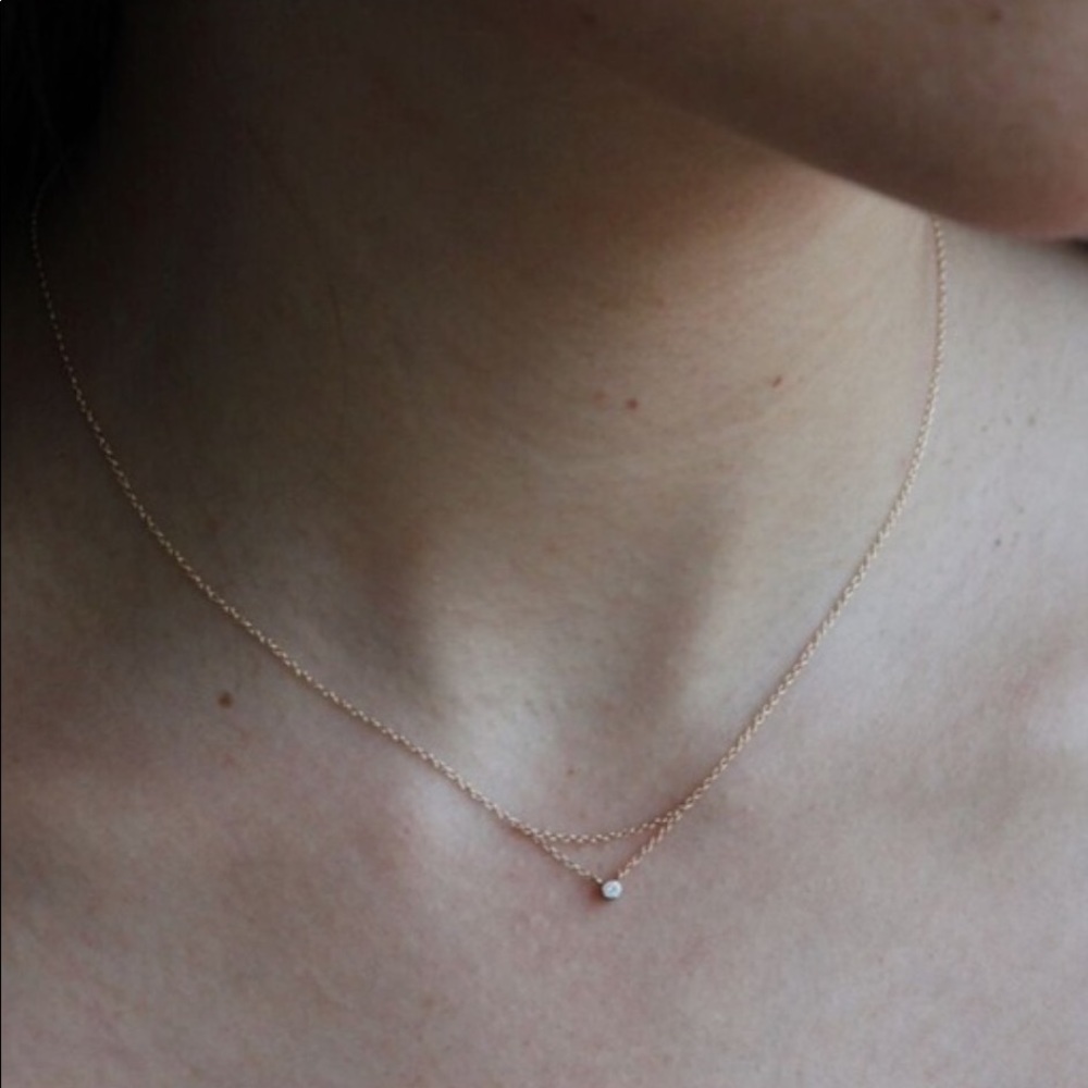 CATBIRD Chained to My Heart Rose Gold Necklace